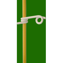 Varkensstaartisolator Ø 12 mm Lacmé per 50 Varkensstaartisolator Ø 12 mm Lacmé per 50