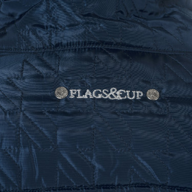 Damen-Fleecejacke Haisla Flags & Cup Marineblauw