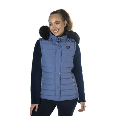 Mouwloze bodywarmer Kenora Flags & Cup Denim Blauw
