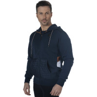 Herenvest met rits Gambo Flags & Cup Marineblauw Herenvest met rits Gambo Flags & Cup Marineblauw