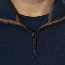 Herenvest met rits Gambo Flags & Cup Marineblauw