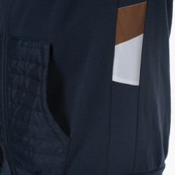 Herenvest met rits Gambo Flags & Cup Marineblauw