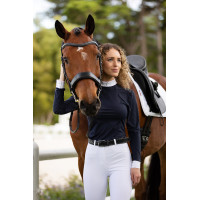 Wedstrijdpolo LeMieux Olivia lange mouwen Wit