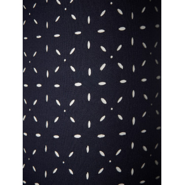 Wedstrijdpolo LeMieux Olivia lange mouwen Marineblauw