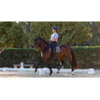 Dressuurzadeldekje LeMieux Le Cool Grip Grijs