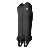 Leren mini-chaps voor tieners Ronda Horze Zwart Leren mini-chaps voor tieners Ronda Horze Zwart