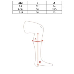 Leren mini-chaps voor tieners Ronda Horze Leren mini-chaps voor tieners Ronda Horze