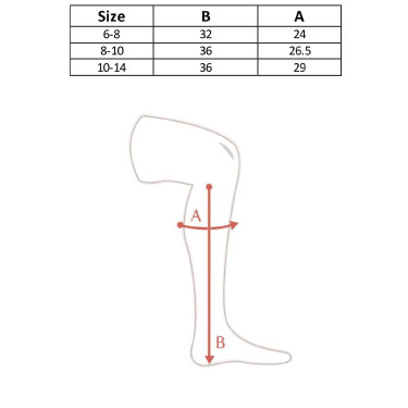 Leren mini-chaps voor tieners Ronda Horze Leren mini-chaps voor tieners Ronda Horze