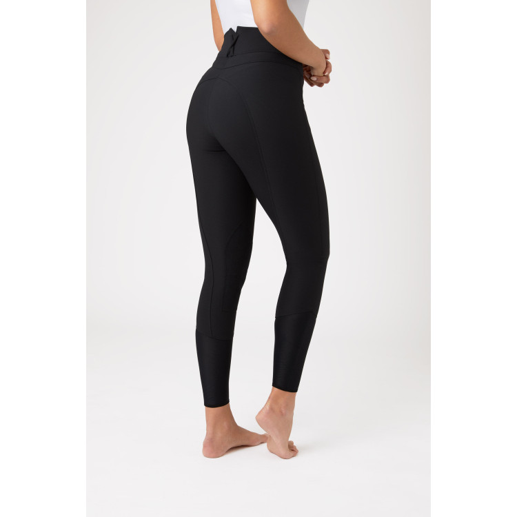 Lichte broek met rekbare leren kniestukken Angelina dames Horze Lichte broek met rekbare leren kniestukken Angelina dames Horze