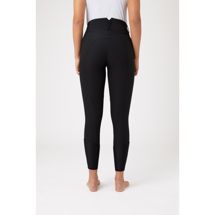 Lichte broek met rekbare leren kniestukken Angelina dames Horze Lichte broek met rekbare leren kniestukken Angelina dames Horze
