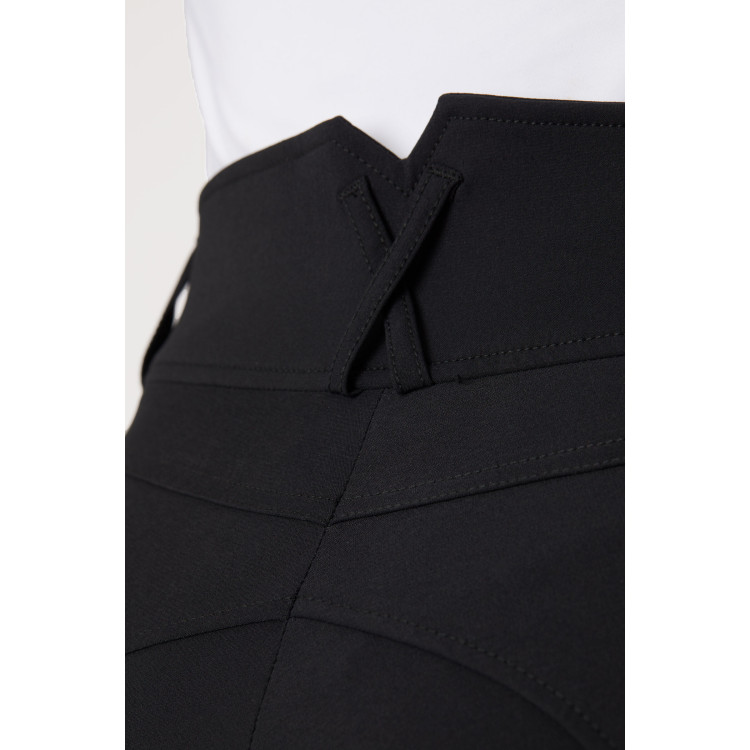 Lichte broek met rekbare leren kniestukken Angelina dames Horze Lichte broek met rekbare leren kniestukken Angelina dames Horze