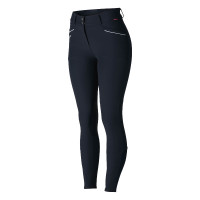 Hoge taille rijbroek siliconen kniestukken Patricia dames B Vertigo Donker marineblauw / wit