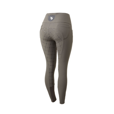 Pantalon à fond peau Désirée silicone et taille haute femme Horze Gris foncé Castle Rock