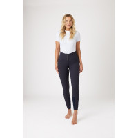 Broek met siliconen lederen zitvlak Désirée en hoge taille dames Horze Donkergrijs Castle Rock Broek met siliconen lederen zitvlak Désirée en hoge taille dames Horze Donkergrijs Castle Rock