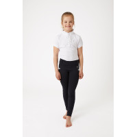Hoogwaardige siliconen taille legging Lucinda kind Horze Donker marineblauw