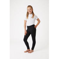 Kinderpaardrijlegging met volledig siliconen zitvlak Madison Horze Zwart