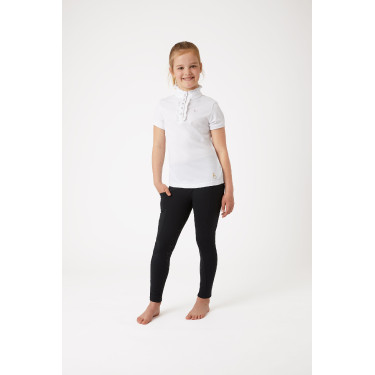 Wedstrijdshirt met korte mouwen en ruches Christel kind Horze Wedstrijdshirt met korte mouwen en ruches Christel kind Horze