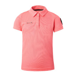 Functioneel poloshirt met korte mouwen Denise kind Horze Roze Functioneel poloshirt met korte mouwen Denise kind Horze Roze