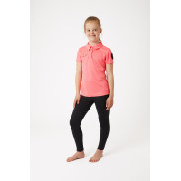 Functioneel poloshirt met korte mouwen Denise kind Horze Roze