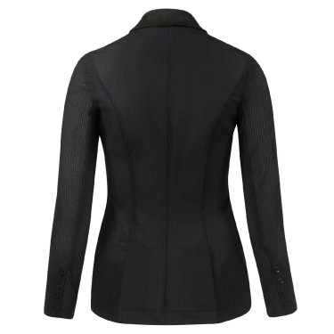 Wedstrijdjas met mesh Gabrielle dames B Vertigo Zwart Wedstrijdjas met mesh Gabrielle dames B Vertigo Zwart