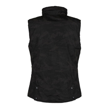 Camo Luminox reflecterend vest voor dames Horze Zwart / zilver Camo Luminox reflecterend vest voor dames Horze Zwart / zilver