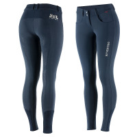 Rijbroek Meghan full grip siliconen dames B Vertigo Donker marineblauw