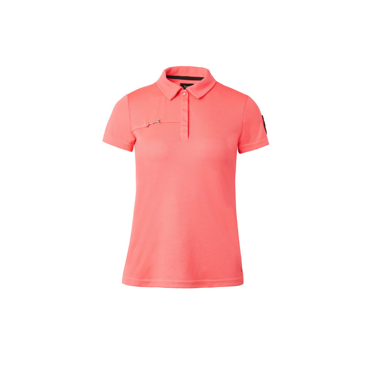 Functioneel poloshirt met korte mouwen Denise dames Horze Functioneel poloshirt met korte mouwen Denise dames Horze