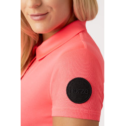 Functioneel poloshirt met korte mouwen Denise dames Horze Functioneel poloshirt met korte mouwen Denise dames Horze