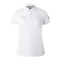 Functioneel poloshirt met korte mouwen Denise dames Horze Wit