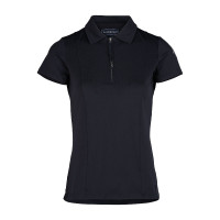 Wedstrijdpolo met korte mouwen Claudine dames B Vertigo Donker marineblauw