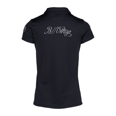 Wedstrijdpolo met korte mouwen Claudine dames B Vertigo Donker marineblauw Wedstrijdpolo met korte mouwen Claudine dames B Vertigo Donker marineblauw