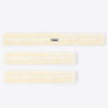 Set van beschermhoezen voor borsttuig in imitatiebont Narvik (3 stuks) Horze Gebroken wit Set van beschermhoezen voor borsttuig in imitatiebont Narvik (3 stuks) Horze Gebroken wit