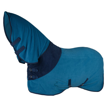 Pooldeken met halsstuk Turin Horze Bleu roi Pooldeken met halsstuk Turin Horze Bleu roi