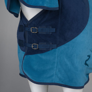 Pooldeken met halsstuk Turin Horze Bleu roi Pooldeken met halsstuk Turin Horze Bleu roi