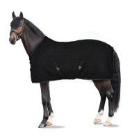 Polarfleece deken Kiel Horze Zwart
