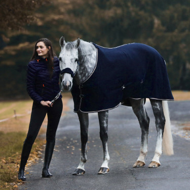 Polarfleece deken Kiel Horze Donker marineblauw Polarfleece deken Kiel Horze Donker marineblauw
