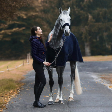 Polarfleece deken Kiel Horze Donker marineblauw Polarfleece deken Kiel Horze Donker marineblauw