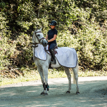 Anti-insectendeken om te paard te rijden Eira met afneembare hals Horze Anti-insectendeken om te paard te rijden Eira met afneembare hals Horze