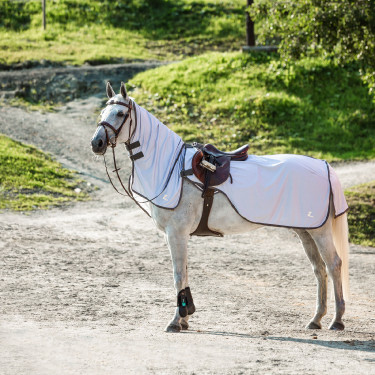 Anti-insectendeken om te paard te rijden Eira met afneembare hals Horze Anti-insectendeken om te paard te rijden Eira met afneembare hals Horze