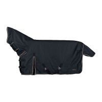Buitendeken met halsstuk Glasgow 100 g pony Horze Donkerblauw