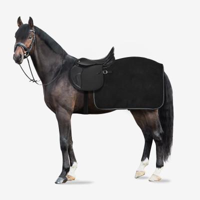 Zadeldeken fleece Kiel Horze Zwart