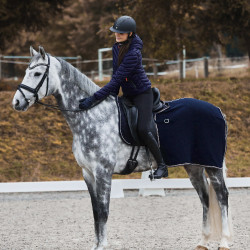 Zadeldeken fleece Kiel Horze Donker marineblauw