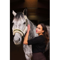 Halster Marquess met voering van imitatiebont Horze Egeïsch Blauw Halster Marquess met voering van imitatiebont Horze Egeïsch Blauw