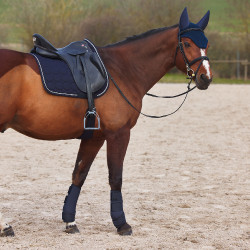 Neopreen gesloten peesbeschermers Horze Donker marineblauw Neopreen gesloten peesbeschermers Horze Donker marineblauw