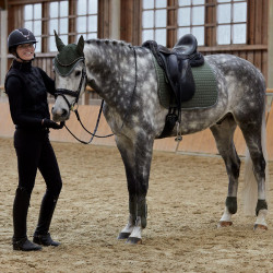Zadeldek veelzijdig Adepto Horze Kaki groene kever Zadeldek veelzijdig Adepto Horze Kaki groene kever