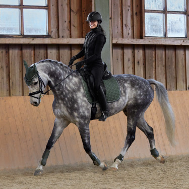 Zadeldek veelzijdig Adepto Horze Kaki groene kever Zadeldek veelzijdig Adepto Horze Kaki groene kever