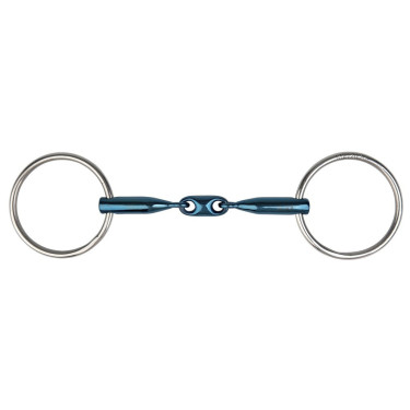 Mors 2 ringen Metalab Eco Blue dubbel gebroken
