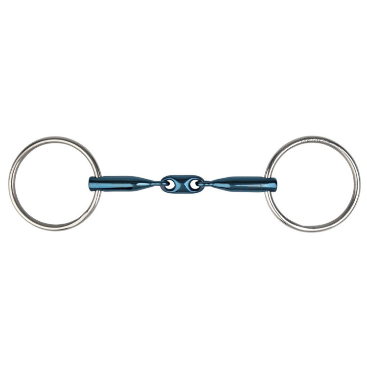 Mors 2 ringen Metalab Eco Blue dubbel gebroken