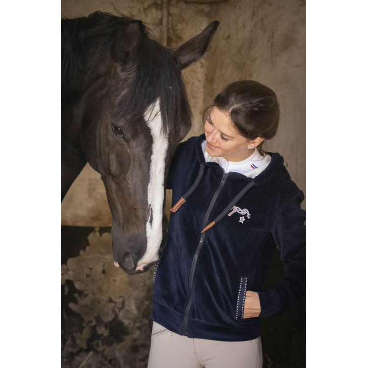 Sweat-zip Emy Velvet Pénélope Sweat-zip Emy Velvet Pénélope