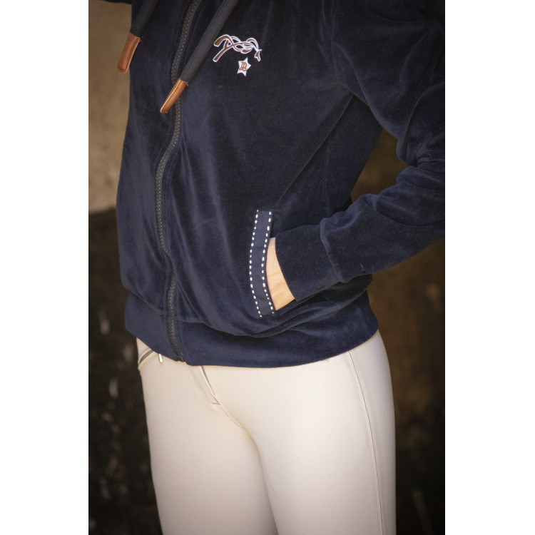 Sweat-zip Emy Velvet Pénélope Sweat-zip Emy Velvet Pénélope